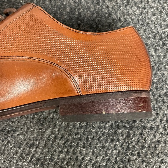 Florsheim Men’s Cap-Toe Oxfords Brown Cognac Classic Size 8.5 Leather Comfy - Picture 7 of 7